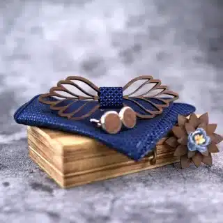 Noeuds papillons en bois