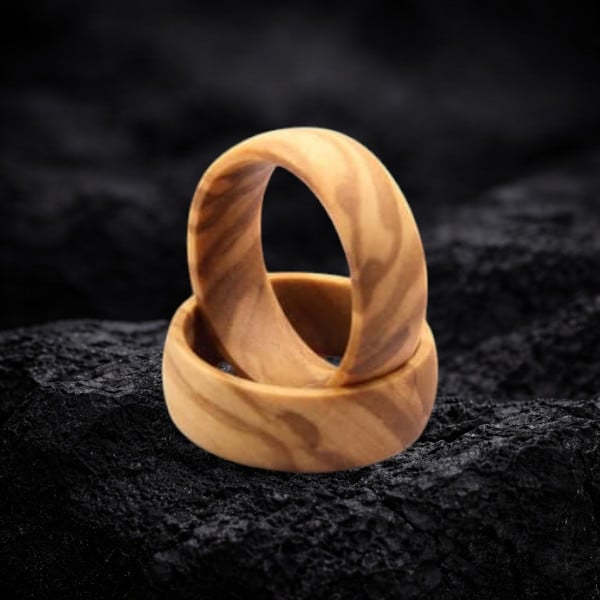 Bague En Bois D Olivier 4