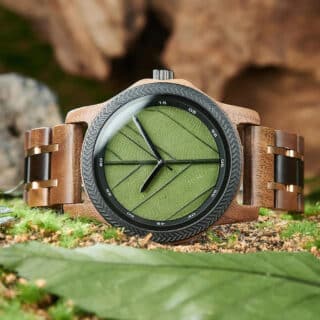 Montre Bois Feuille 4