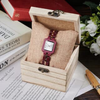Montre Cadran Bois Femme 3