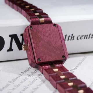Montre Cadran Bois Femme 4