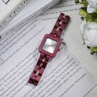 Montre Cadran Bois Femme 5