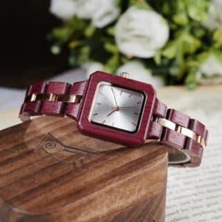 Montre Cadran Bois Femme 6