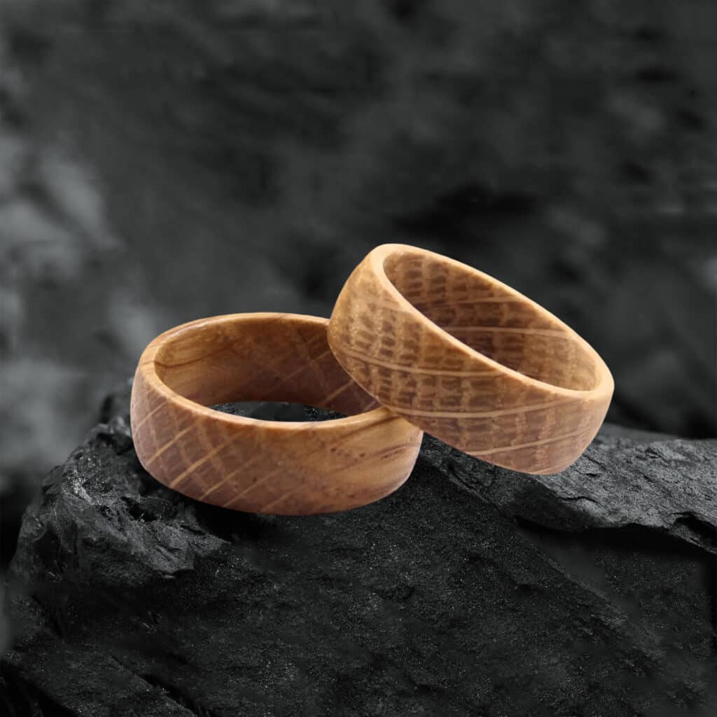 Bague En Bois De Chene 1