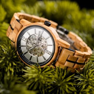 Montre En Bois Haut De Gamme Blanche 11