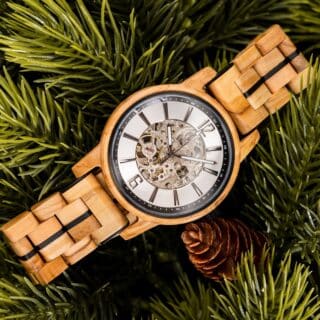 Montre En Bois Haut De Gamme Blanche 13