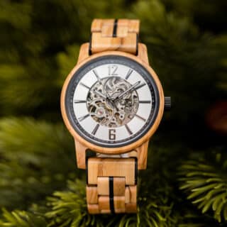 Montre En Bois Haut De Gamme Blanche 8