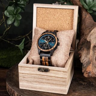 Montre en bois homme personnalisable