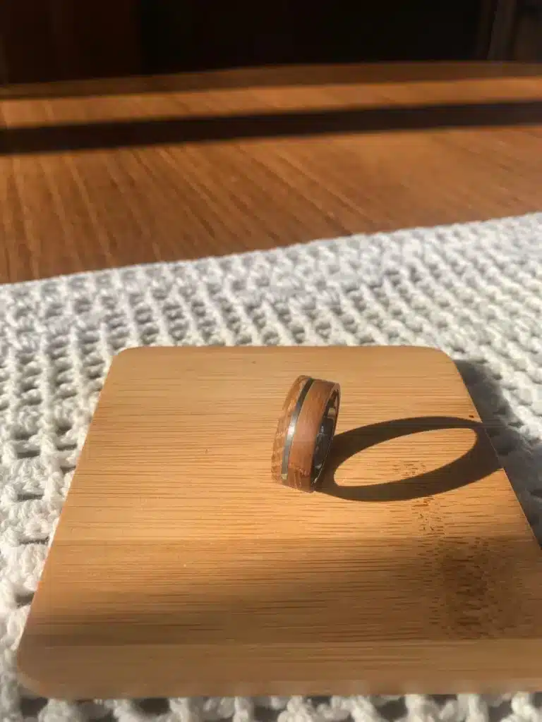 Avis De Bague Homme Bois Et Acier Par L*****