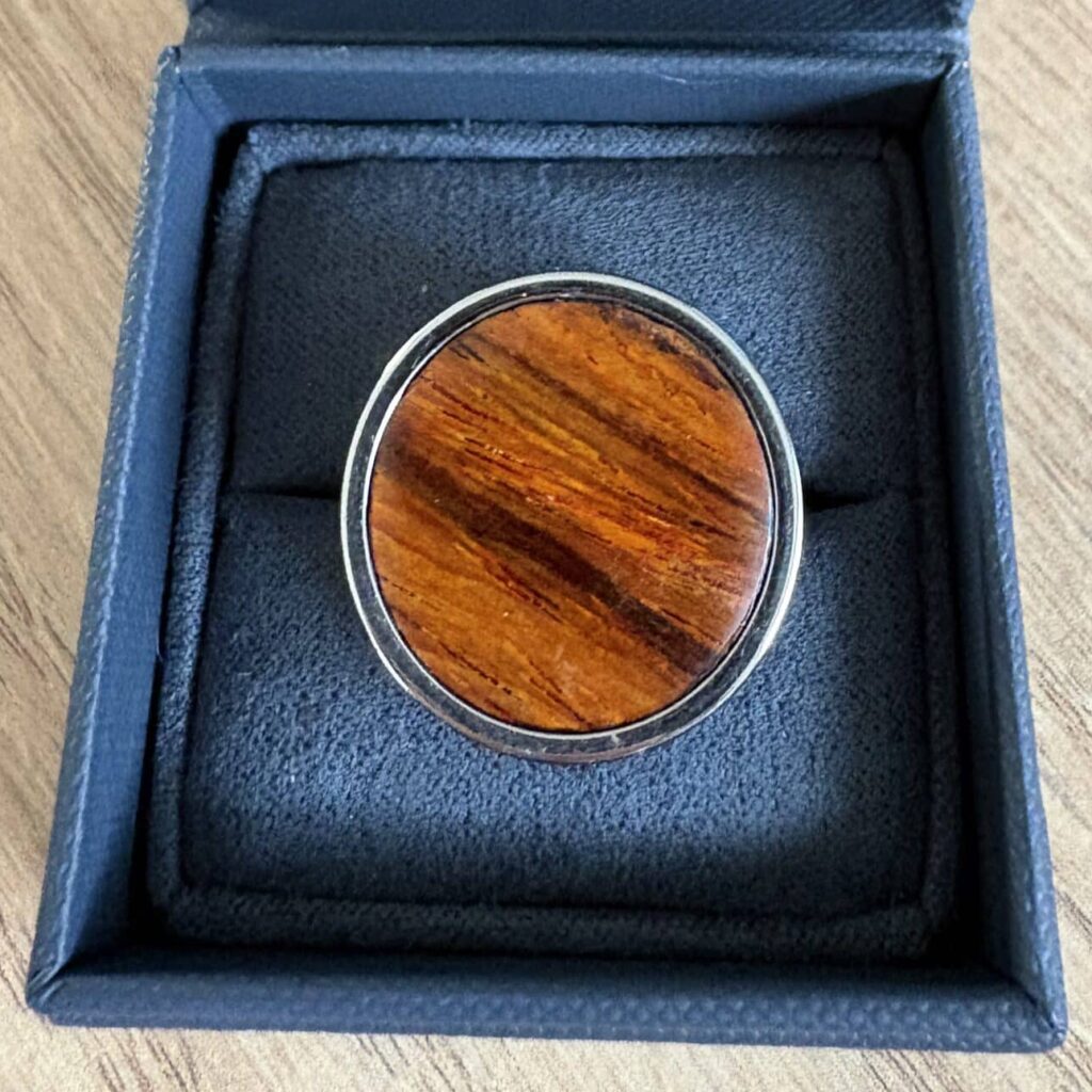 Bague bois femme